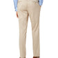 Calça de terno masculina Tallia Slim Fit em malha marrom tamanho 32x30