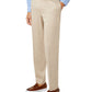 Calça de terno masculina Tallia Slim Fit em malha marrom tamanho 32x30