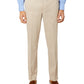 Calça de terno masculina Tallia Slim Fit em malha marrom tamanho 32x30