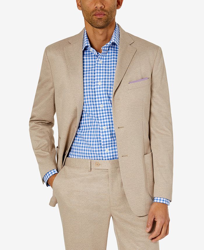 Jaqueta de malha slim fit masculina Tallia marrom tamanho 38