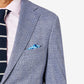 Jaqueta de terno masculina Tallia Slim Fit em malha azul, tamanho 42