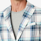 Blazer xadrez multicolorido masculino Tallia Slim Fit azul tamanho 40
