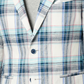 Blazer xadrez multicolorido masculino Tallia Slim Fit azul tamanho 40