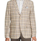 Blazer xadrez slim fit masculino Tallia marrom tamanho 40