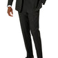 Terno masculino Van Heusen Flex Plain Slim Fit, preto, tamanho 42
