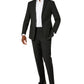 Terno masculino Van Heusen Flex Plain Slim Fit, preto, tamanho 42