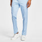 Bar III Masculino Slim Fit Algodão Elástico Sólido Terno Calça Separada Azul Tamanho 30X30
