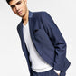 Bar III Masculino Slim Fit Sólido Terno Jaqueta Azul Tamanho 42
