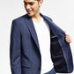 Bar III Masculino Slim Fit Sólido Terno Jaqueta Azul Tamanho 42
