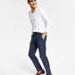 Calça de terno masculina Bar III Slim Fit sólida, azul, tamanho 32x34