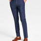 Calça de terno masculina Bar III Slim Fit sólida azul tamanho 38x30