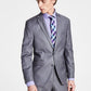 Terno Kenneth Cole Reaction Ready Flex Slim Fit Masculino Cinza Tamanho 42