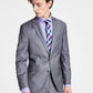 Terno Kenneth Cole Reaction Ready Flex Slim Fit Masculino Cinza Tamanho 36