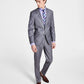 Terno Kenneth Cole Reaction Ready Flex Slim Fit Masculino Cinza Tamanho 36