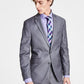 Terno Kenneth Cole Reaction Ready Flex Slim Fit Masculino Cinza Tamanho 36