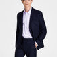 Terno Kenneth Cole Reaction Ready Flex Slim Fit Masculino Azul Tamanho 38