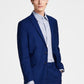 Terno Kenneth Cole Reaction Ready Flex Slim Fit Masculino Azul Tamanho 38