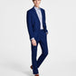 Terno Kenneth Cole Reaction Ready Flex Slim Fit Masculino Azul Tamanho 38