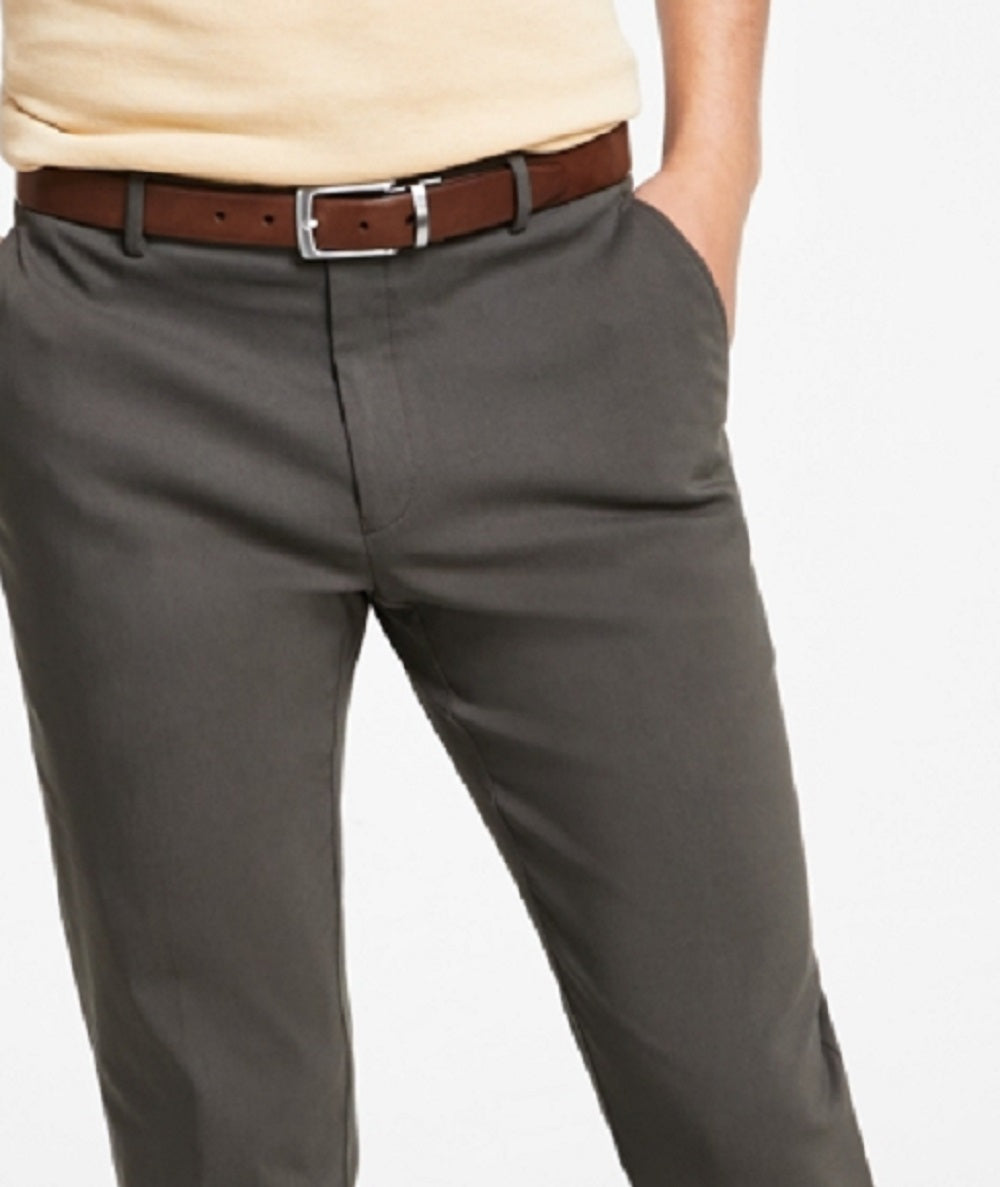 Calça Tommy Hilfiger Masculina Modern Fit Th Flex Stretch Comfort Solid Performance Verde Tamanho 34X30