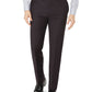 Calça social masculina Calvin Klein Skinny Fit em tom xadrez de lã marrom tamanho 32x34