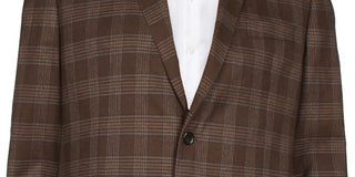 Terno Ralph Lauren Lexington Classic Fit Masculino, Blazer Separado com Dois Botões, Marrom, Tamanho 38