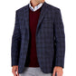 Tommy Hilfiger Casaco esportivo masculino Modern Fit Check azul tamanho 42