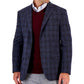 Tommy Hilfiger Casaco esportivo masculino Modern Fit Check azul tamanho 42