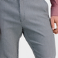 Calça de performance Tommy Hilfiger masculina Modern Fit Th Flex Stretch com padrão azul/branco, tamanho 36x30