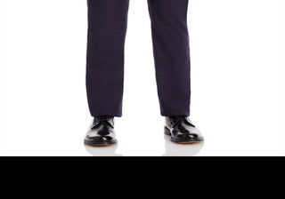 Calças de flanela sob medida da loja masculina da Bloomingdale's