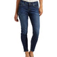 Calça jeans skinny feminina Suki Distressed da Silver Jeans Co., azul, tamanho 29x31