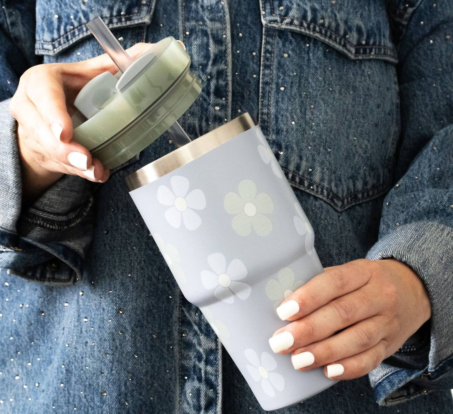 The Care Collective - Floral Mini Tumbler