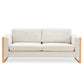 Modern Sofa With Solid Wood Legs, 3 Seater