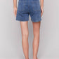 Charlie B - Denim Shorts With Patch Pockets