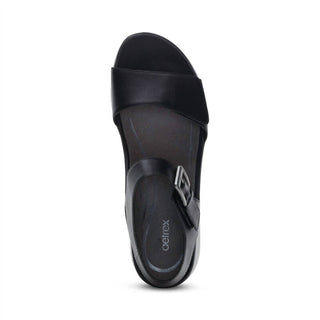 Aetrex - Women's Ariel Adjustable Quarter Strap Wedge