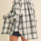 Aemi + Co - Laura Plaid Washed Flannel Button Up Shirt