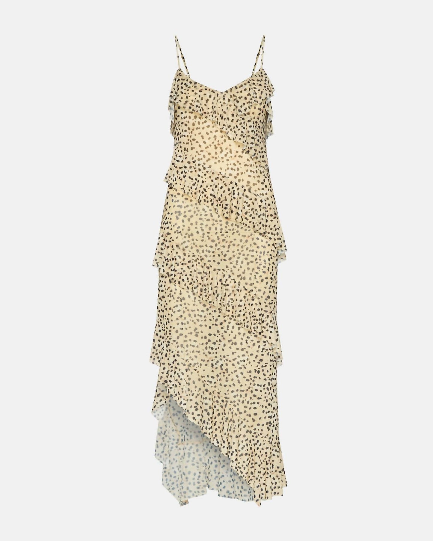 Steve Madden - Strap Tiered Ruffle Maxi Dress