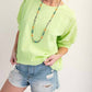 Easel - Parachute Bubble Woven Top