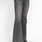 Judy Blue - Full Size Midi Rise Tummy Control Release Hem Flare Jeans