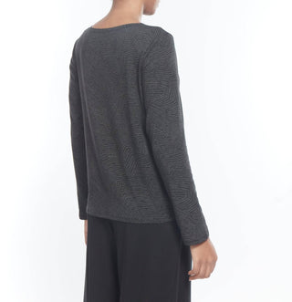 Matthildur - Blusa de manga comprida com estampa Gymno