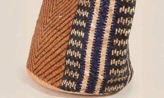 Anarchy Street - Chevron Pattern Jute Tote Bag