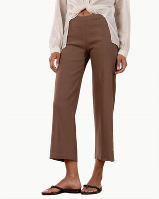 Avenue Montaigne - Alex Pull On Linen Pants
