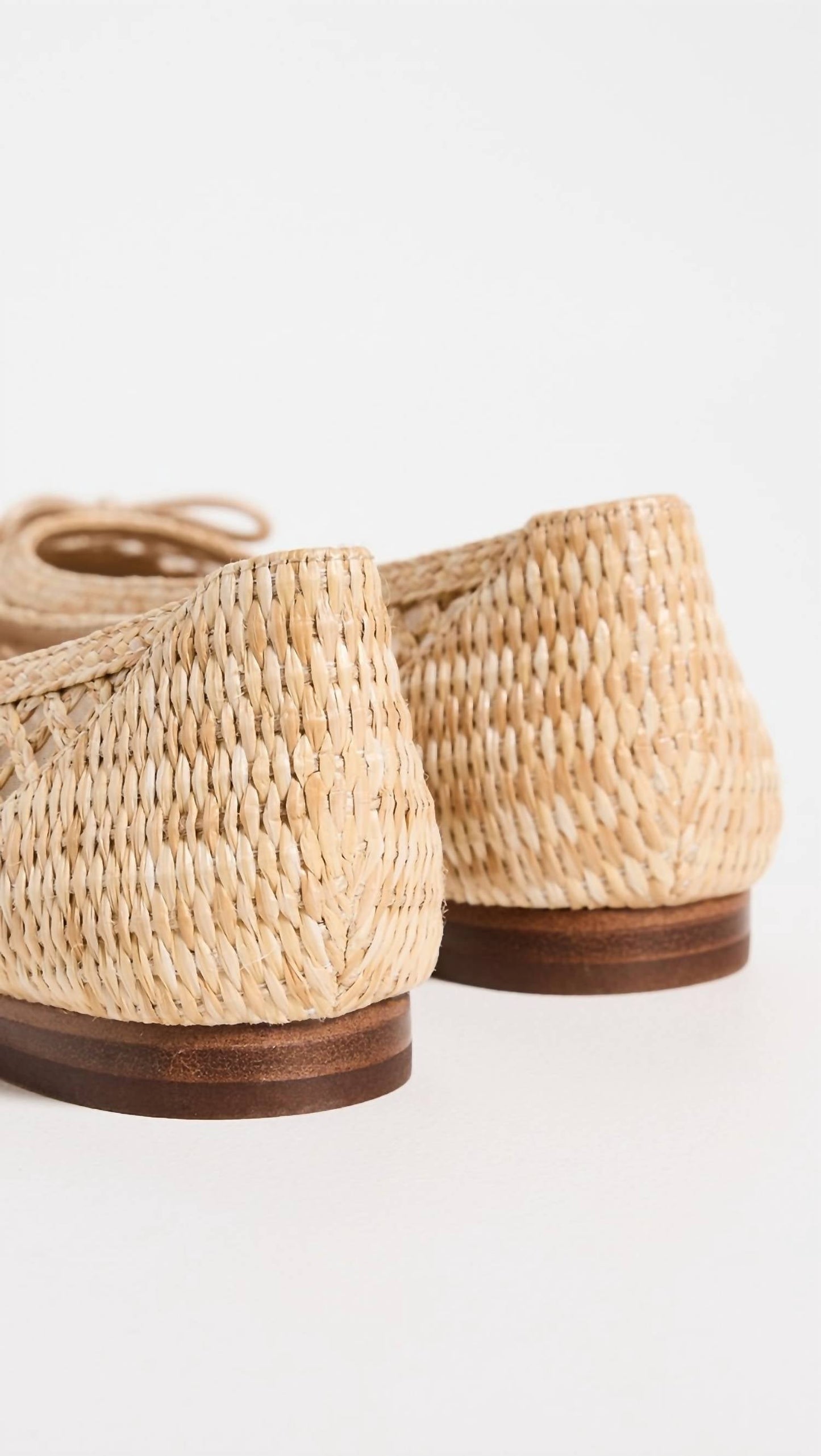 Sam Edelman - Women's May Raffi Basket Weave Flats Shoes