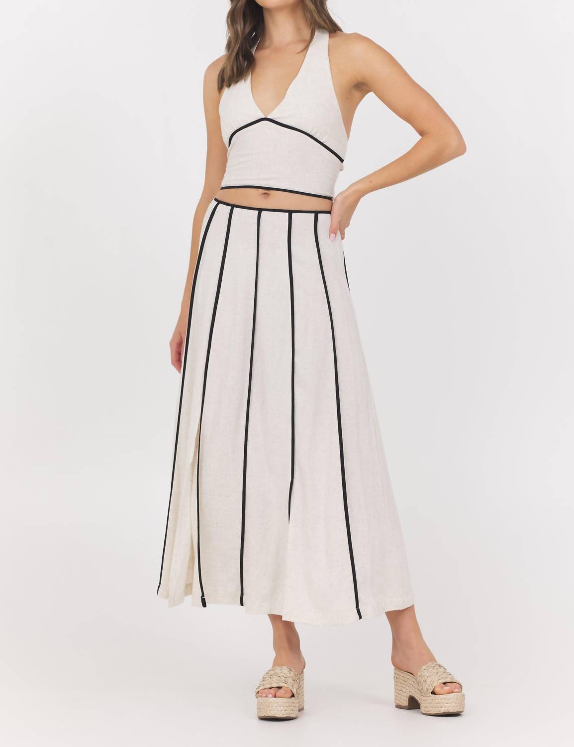 Vintage Havana - Earthy Maxi Skirt