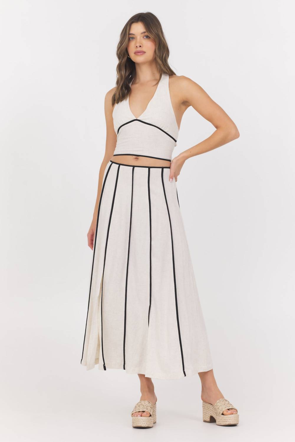 Vintage Havana - Earthy Maxi Skirt