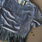 2Flyco - Women's Zippity Zap Fringe Crop Top