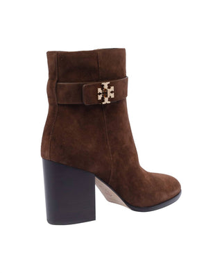 Tory Burch - Bota feminina de salto alto com trava T