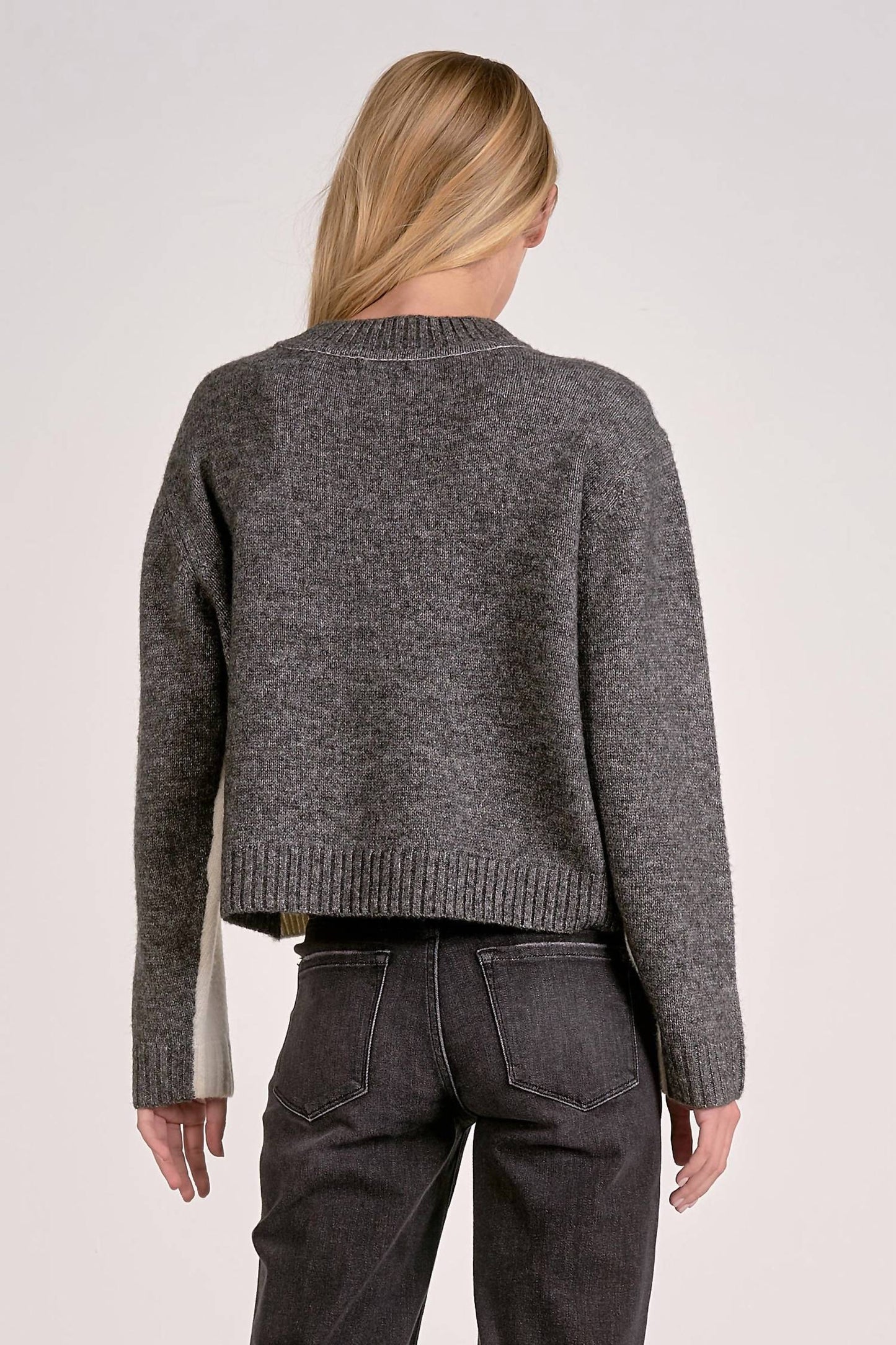 Elan - Marla Color Block Sweater