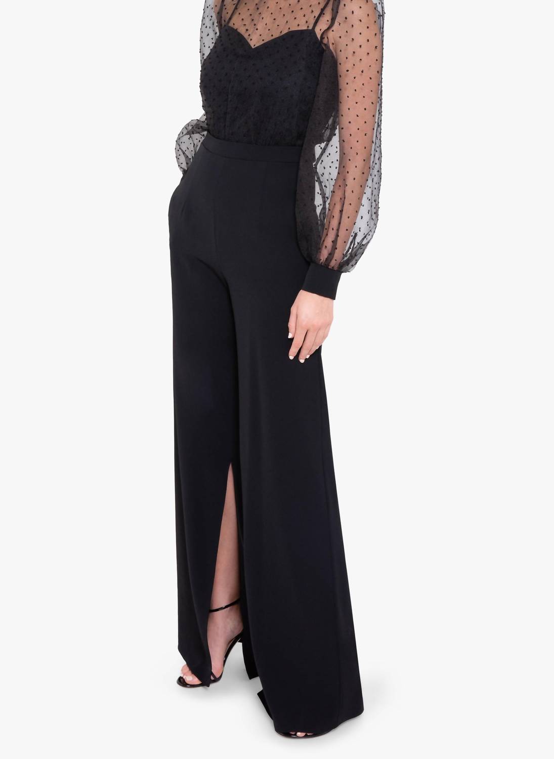 Black Halo - Rosalie Wide Leg Jumpsuit
