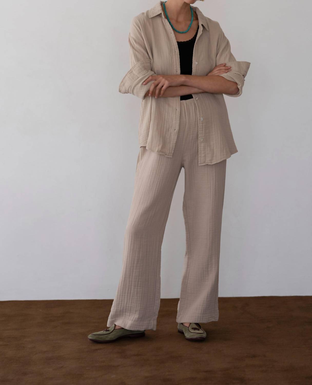 Donni. - Bubble Crop Simple Pants