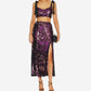 Free People - Star Bright Sequin High Slit Fairy Midi Skirt